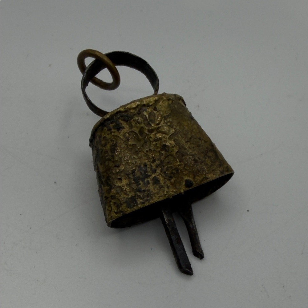 Antique Brass Goat bell Pendant